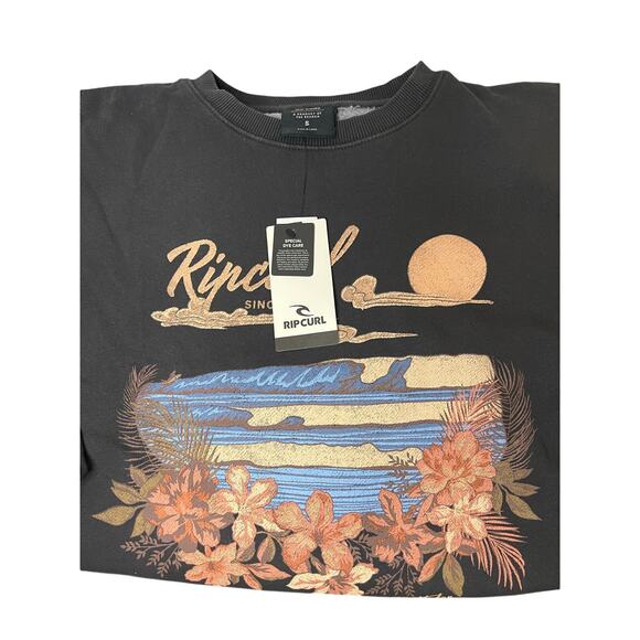 RIP CURL CREWNECK “GUILT FOR THE WAVES” OVERSIZED - Picture 5 of 7